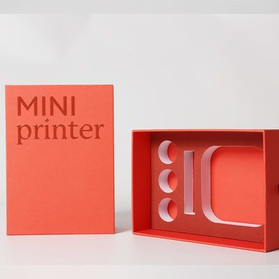 علبة صناديق الأدراج المطبوعة حسب الطلب مع شعار مميز وإدخال EVA