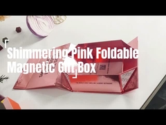 الحجم المخصص الصندوق المغناطيسي الأزرق القابل للطي ورق عبوة هدية الصندوق لزجاجة النبيذ